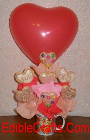 Valentine's Day Cookie Bouquet