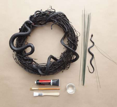 Snake Wreath Supplies