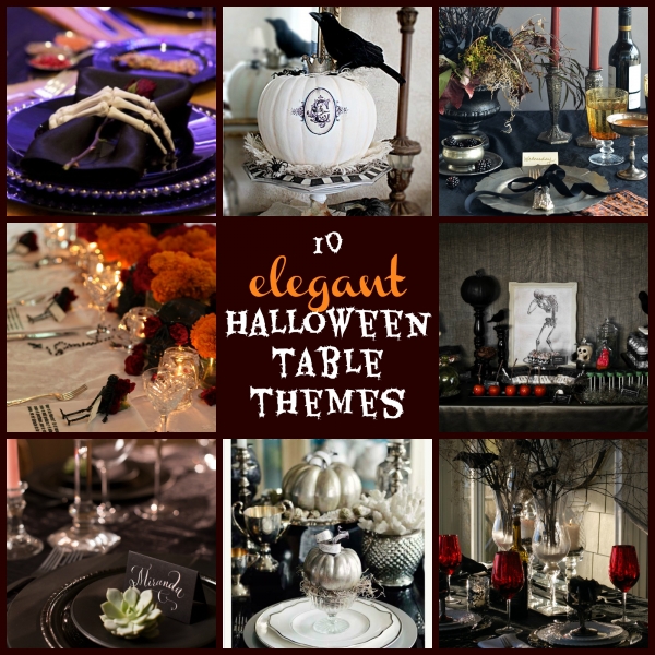 10 elegant Halloween Table Themes