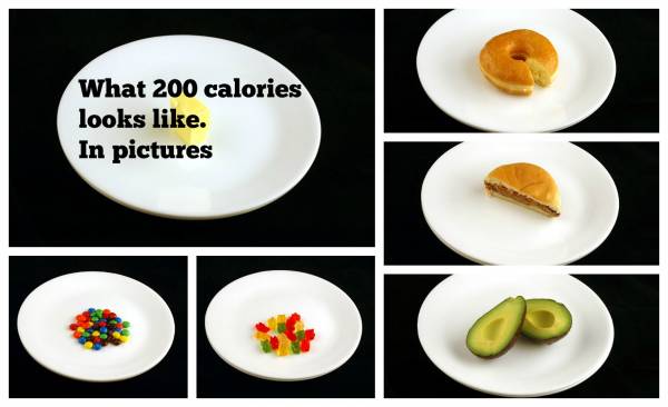 200 calories in pictures