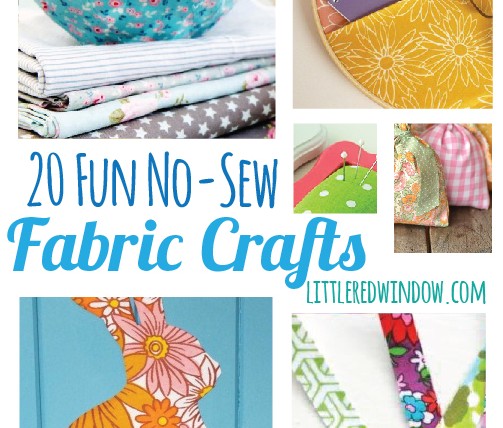 20 No-Sew Fabric Craft Ideas – Craft Gossip