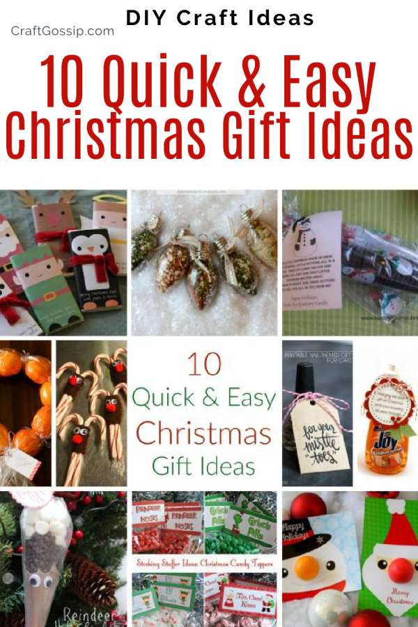 10 Quick & Easy Christmas Gift Ideas – Craft Gossip
