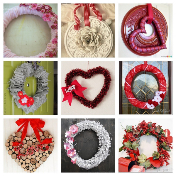 more valentine wreaths