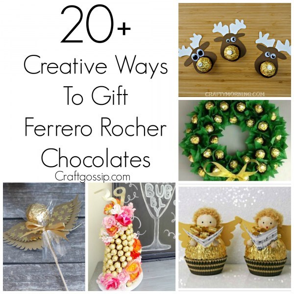 gift ideas using ferrero rocher 