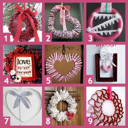 valentine wreaths