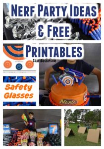 Updated: Nerf Party Ideas With Free Printables – Craft Gossip