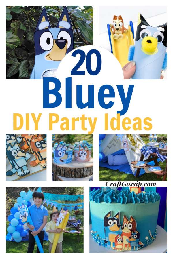 DIY Bluey themed party, Budget friendly kids birthday