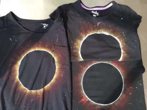 Solar eclipse tshirt