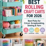 10 Best Rolling Craft Carts for 2026: Best Picks for Cricut, Scrapbooking, Sewing & Yarn